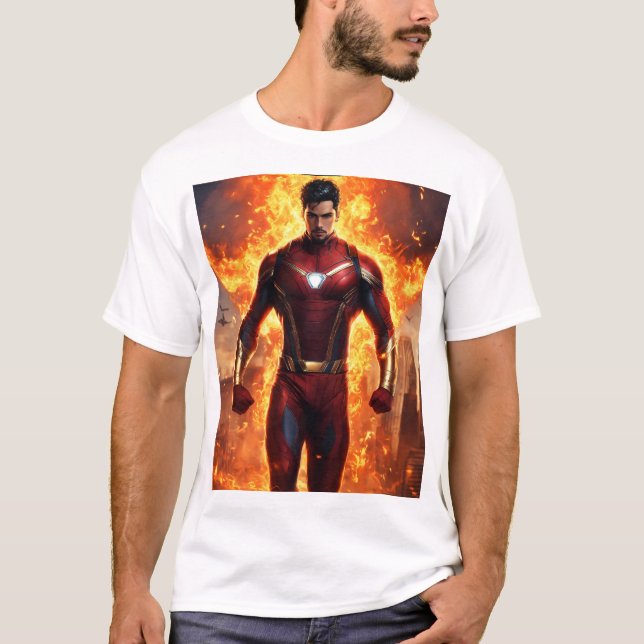 Camiseta "Superman: El emblema de la fuerza y la esperanza" (Anverso)