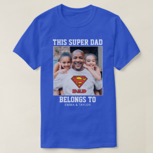 Camiseta Superman  Este Super Padre Pertenece A