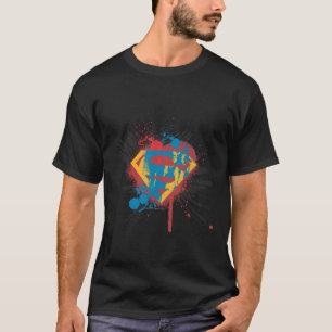 Camiseta Supermán estilizado  Logotipo de bandeja