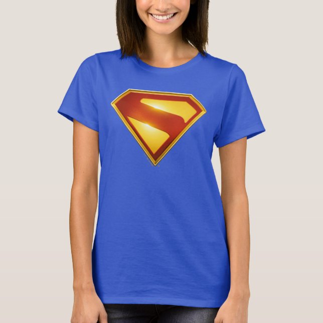 Camiseta Superman Golden S Shield Brilliance (Anverso)