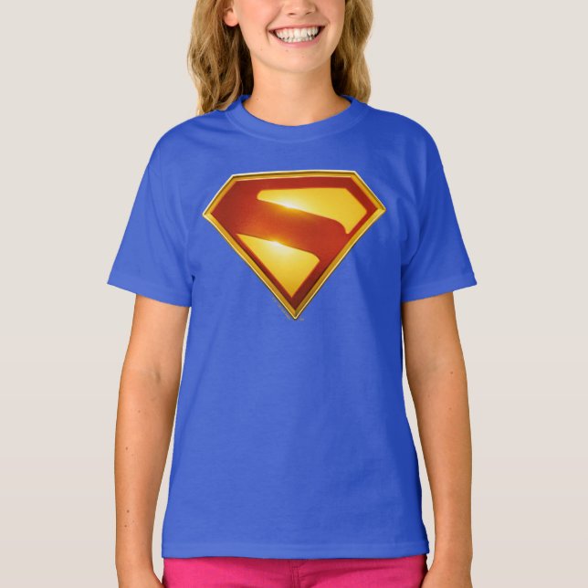 Camiseta Superman Golden S Shield Brilliance (Anverso)