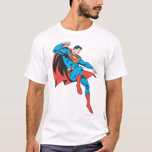 Camiseta Superman Lands Lightly (Anverso)