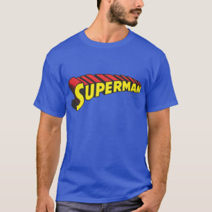 Camiseta Superman Logo de las letras rojas amarillas