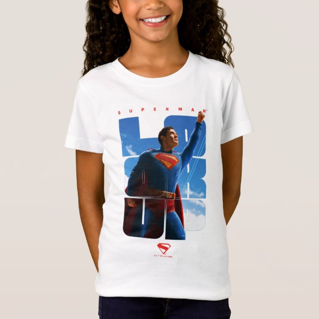 Camiseta Superman Look Up Pose (Anverso)