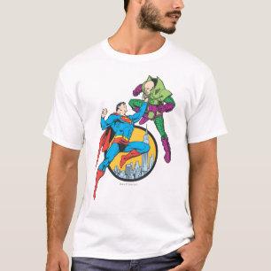 Camiseta Superman lucha contra Lex Luthor