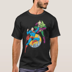 Camiseta Superman lucha contra Lex Luthor