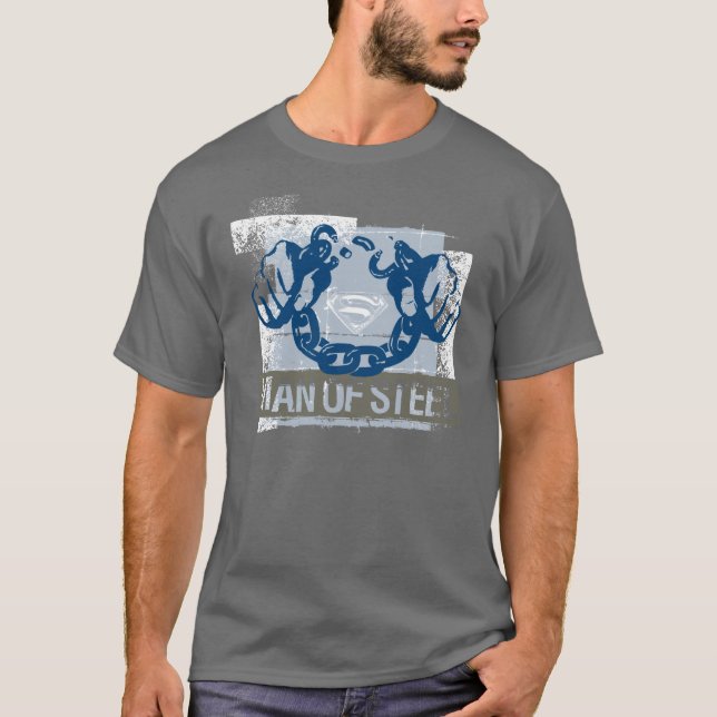 Camiseta Superman Man of Steel (Anverso)