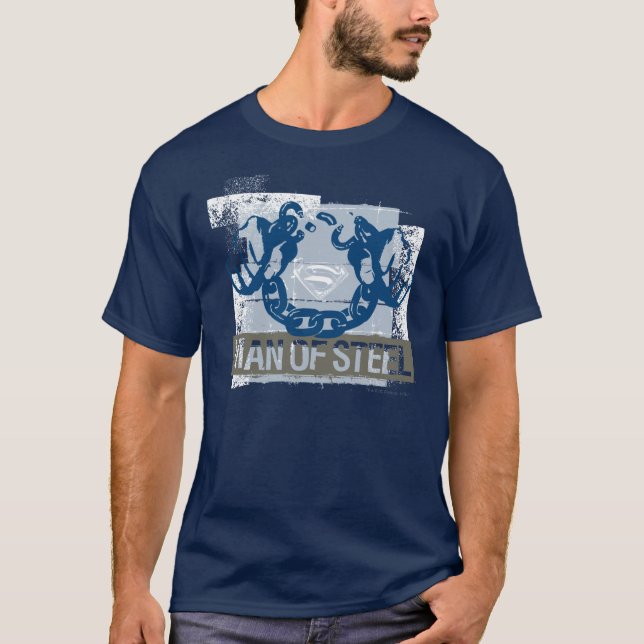 Camiseta Superman Man of Steel (Anverso)