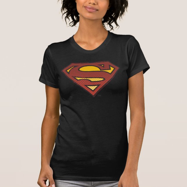 Camiseta Superman S-Shield | Faded Dots Logo (Anverso)