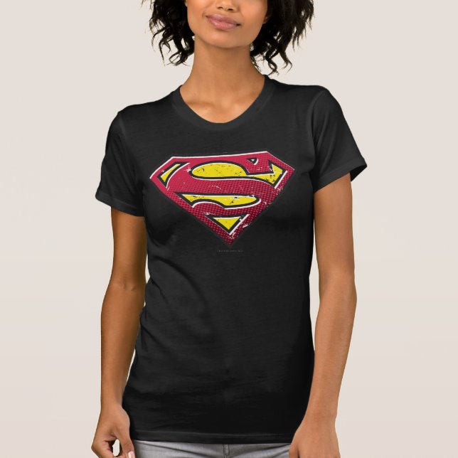 Camiseta Superman S-Shield | Logo de Scratches (Anverso)