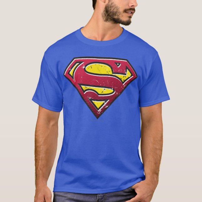 Camiseta Superman S-Shield | Logo de Scratches (Anverso)