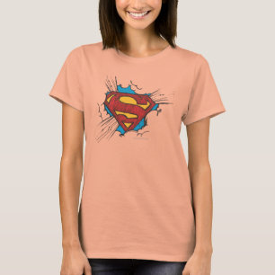 Camiseta Superman S-Shield   Logo Dentro de las nubes