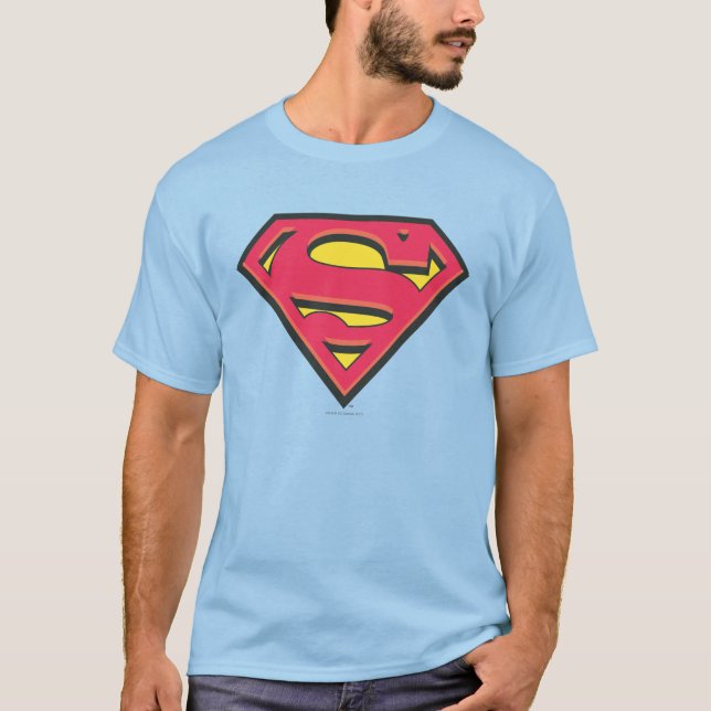 Camiseta Superman S-Shield | Logotipo clásico (Anverso)