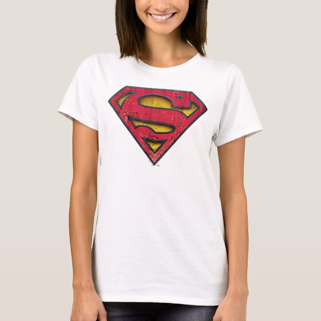 Camiseta Superman S-Shield | Logotipo con problemas (Anverso)