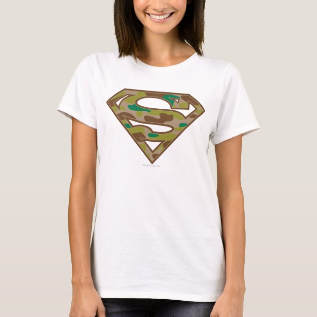 Camiseta Superman S-Shield | Logotipo de camuflaje (Anverso)