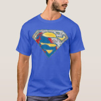 Superman S-Shield | Logotipo de mezcla gris de col