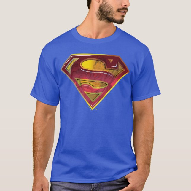 Camiseta Superman S-Shield | Logotipo de reflexión (Anverso)