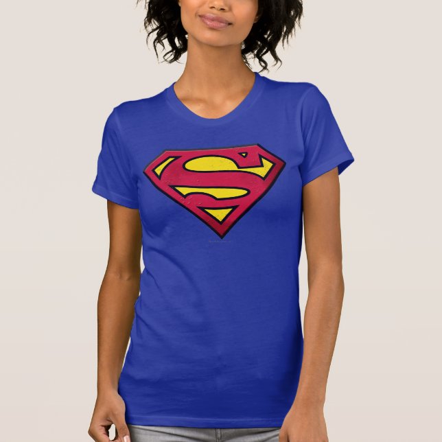 Camiseta Superman S-Shield | Logotipo de suciedad (Anverso)