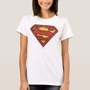 Camiseta Superman S-Shield  Logotipo Grunge