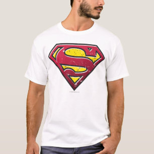 Camiseta Superman S-Shield  Logotipo Scratches