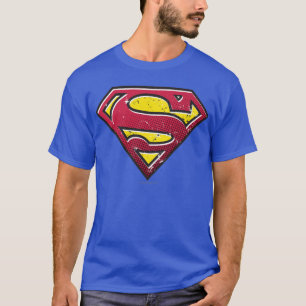 Camiseta Superman S-Shield  Logotipo Scratches