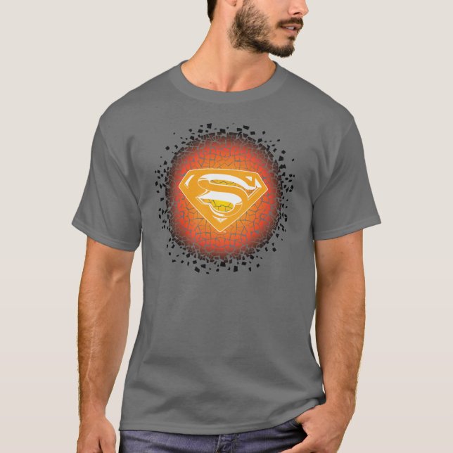 Camiseta Superman Stylized | Logo de Crackers (Anverso)
