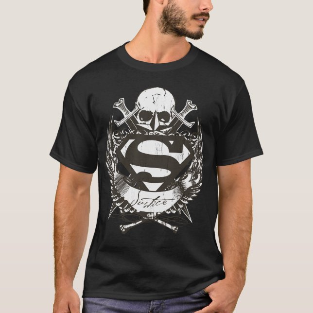 Camiseta Superman Stylized | Logotipo de Justicia (Anverso)