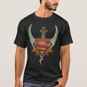 Camiseta Superman Stylized   Logotipo Wings