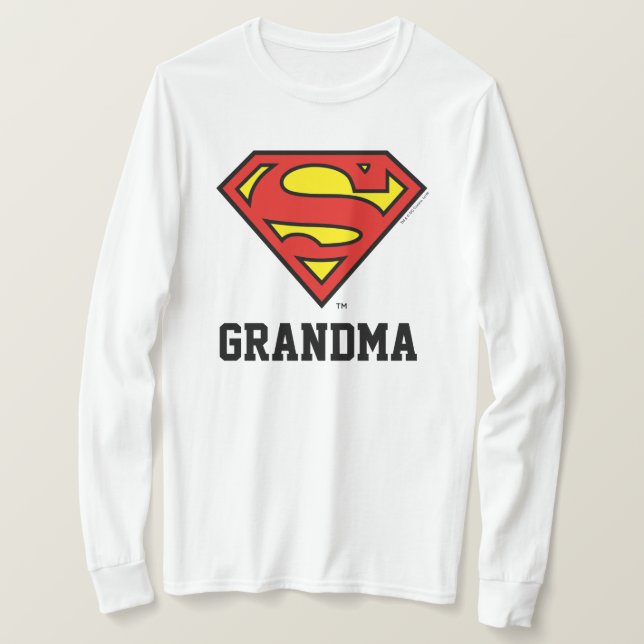 Camiseta Superman| Super Abuela (Anverso del diseño)