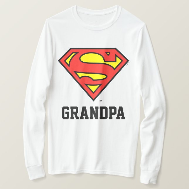Camiseta Superman| Super Abuelo (Anverso del diseño)