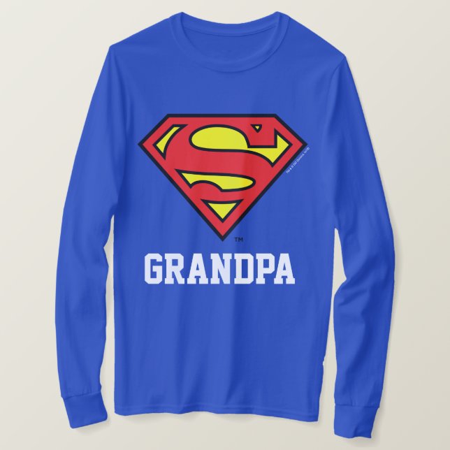 Camiseta Superman | Super Abuelo (Anverso del diseño)