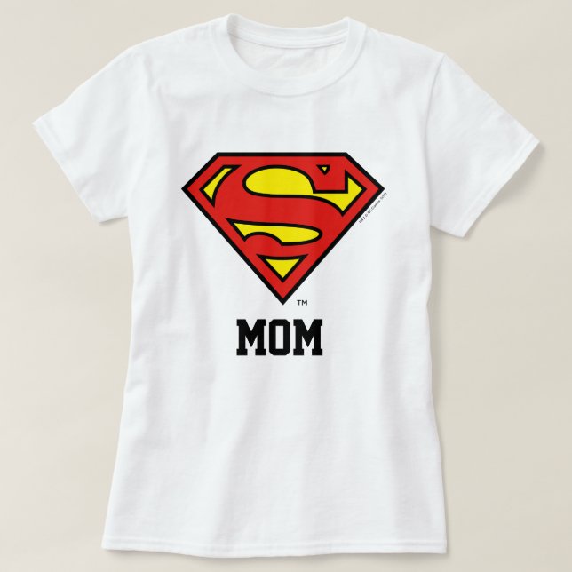 Camiseta Superman | Super Mom (Diseño del anverso)