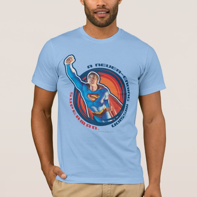 Camiseta Superman una misión interminable (Anverso)