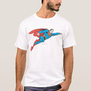 Camiseta Superman volando a la derecha