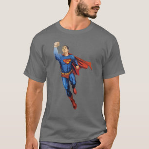 Camiseta Superman volando a la izquierda