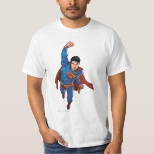 Camiseta Superman Volando hacia delante