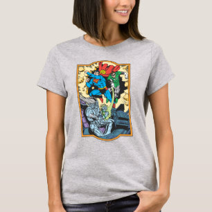 Camiseta Superman y Green Lantern luchan contra Brasil