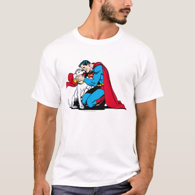 Camiseta Superman y Krypto (Anverso)