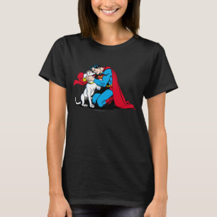 Camiseta Superman y Krypto