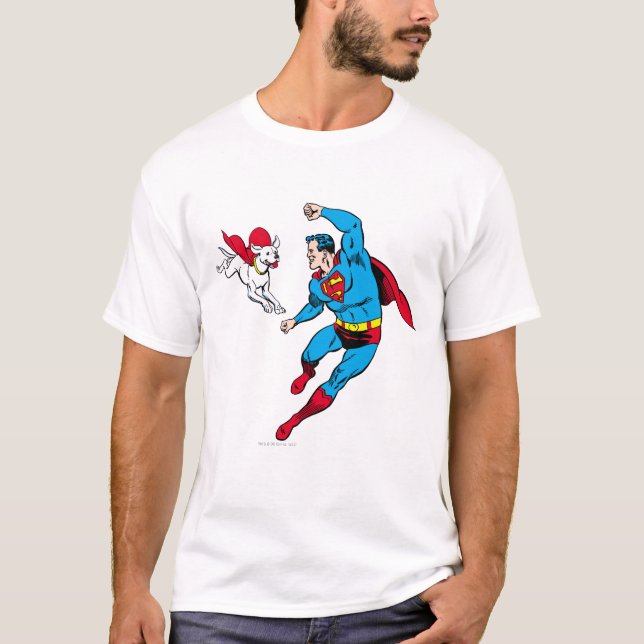 Camiseta Superman y Krypto 2 (Anverso)