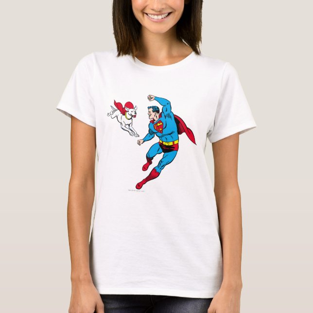 Camiseta Superman y Krypto 2 (Anverso)