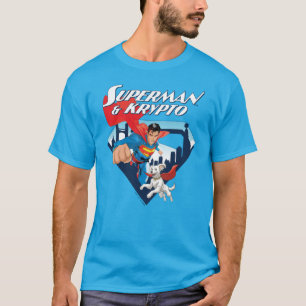 Camiseta Superman y Krypto Soar