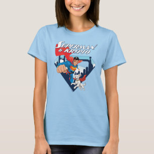 Camiseta Superman y Krypto Soar