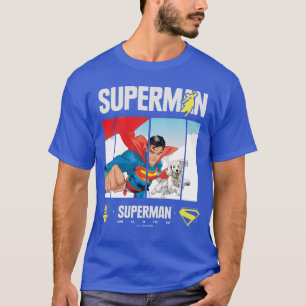 Camiseta Superman y Krypto Take Flight