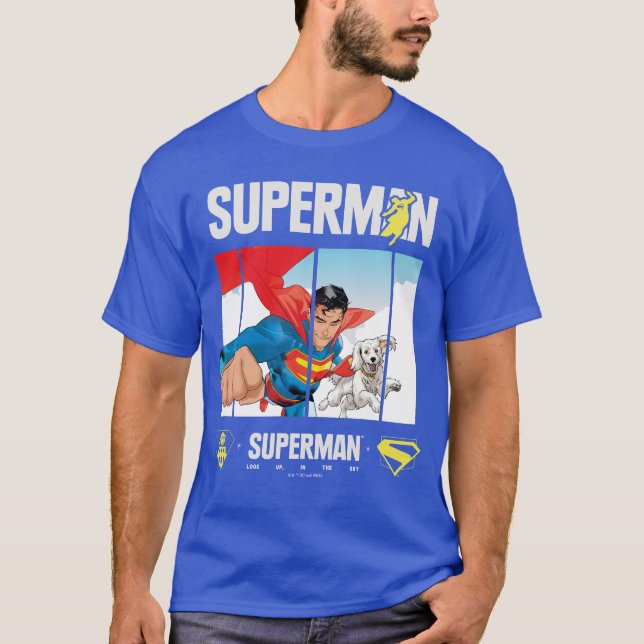 Camiseta Superman y Krypto Take Flight (Anverso)
