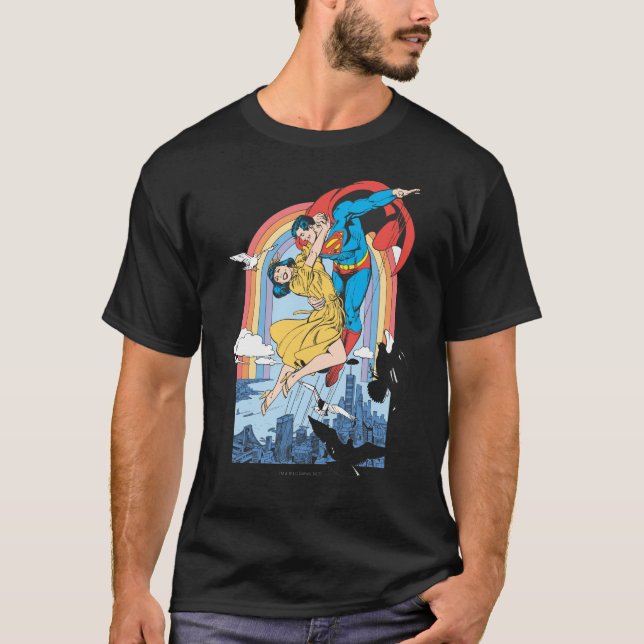 Camiseta Superman y Lois en amarillo (Anverso)