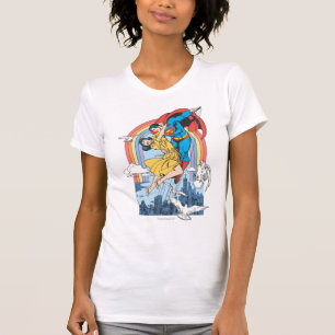 Camiseta Superman y Lois en amarillo