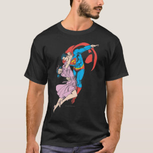 Camiseta Superman y Lois en rosa