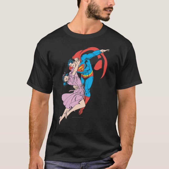 Camiseta Superman y Lois en rosa (Anverso)