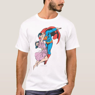 Camiseta Superman y Lois en rosa
